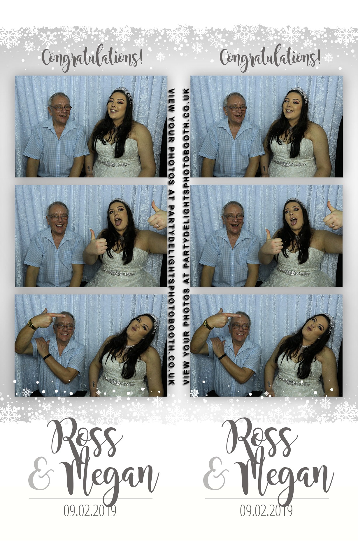 Ross and Megan’s Wedding - Prints | View more photos from the event at gallery.partydelightsphotobooth.co.uk/u/PartyDelightsPhotoBooth/Ross-and-Megan’s-Wedding-Prints
